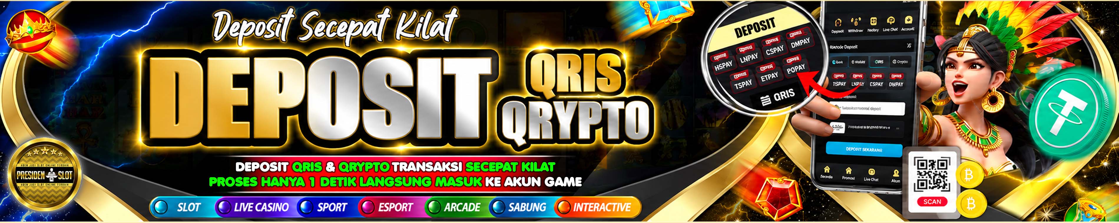 QRIS & QRYPTO - WEB PRESIDENSLOT